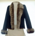 Sheepskin suede and leather clothing