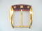 40-5  Top quality Italian buckle-ruby enamel type trim