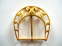 50-11  Pretty latice effect buckes-several similar available