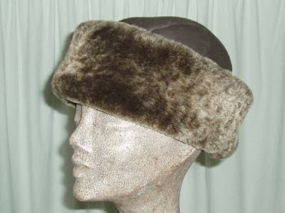 6 Ladies Silky Sheepskin Hat