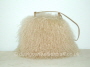 Beige mongolian lamb bag Sold