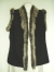 Black Suede Gilet with Toscana Trim 