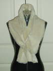 Cream Merino Shearling Scarf �38 On Hold