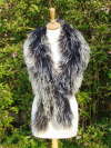 Gorgeous Grey Tipped Mongolian Scarf  GrT 67inch �65 On Hold