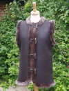 Longline Shortwool Sheepskin Gilet