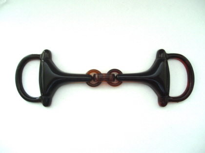 L3  Mock tortoiseshell bit link for belts