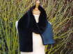 Long Black Nappalan Finish Sheepskin Scarf �45 On Hold