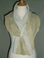 Suede Finish Shaved Merino Sheepskin Scarf  49 inches long
