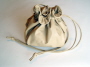 Beige leather dolly bag �35   