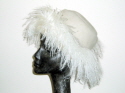 Great sheepskin  hats for apres ski or a winter wedding. 