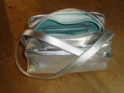 Lining fits silver leather bag