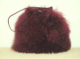Wine degrade mongolian lamb handbag �45
