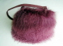 Wine pink degrode mongolian lamb bag �45